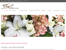 Tablet Screenshot of francoisereynal-fleuriste.com